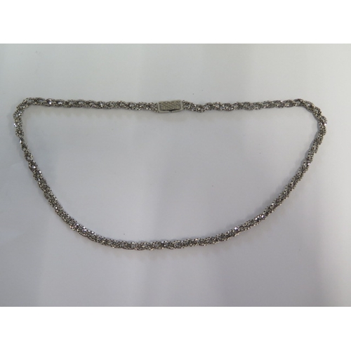 84 - An 850 platinum necklace - Length 39cm - approx weight 22 grams - in good condition