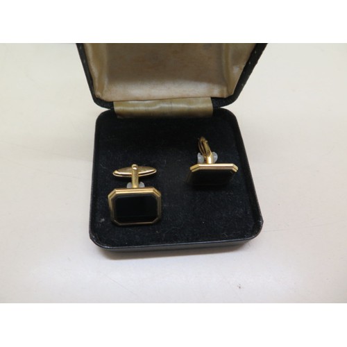 102 - A selection of assorted cufflinks and tie pins