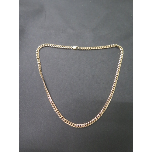 162 - A 9ct rose gold Albert link chain approx 52cm - weight approx 44grams