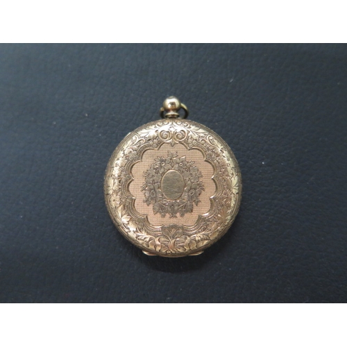 260 - A 14ct gold pocket watch - approx weight 38.1 grams