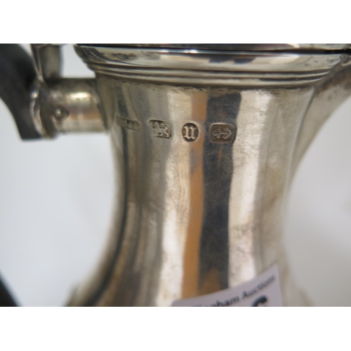 286 - A silver coffee pot - total weight approx 13.3 troy oz