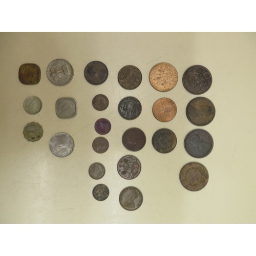 323 - 19th and 20th century Indian and Far East coins to include - William IV East India Company silver 18... 