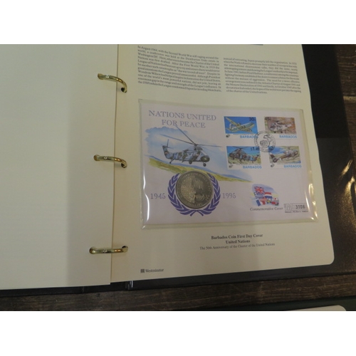 394 - A book of Royal Mail stamps 1984, a History of World War II book of stamps and a History of World Wa... 