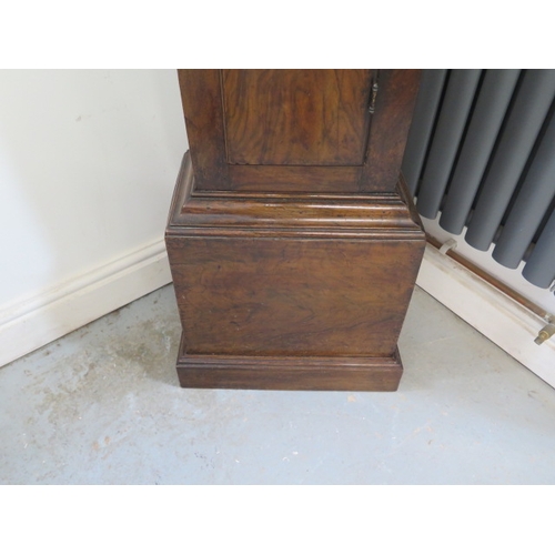 490 - A 19th century 8 day longcase clock with brass 11 inch dial - Height 196cm