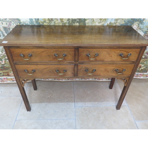 559 - A 19th century mahogany four drawer chest/sideboard - Width 104cm