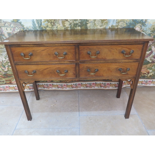 559 - A 19th century mahogany four drawer chest/sideboard - Width 104cm