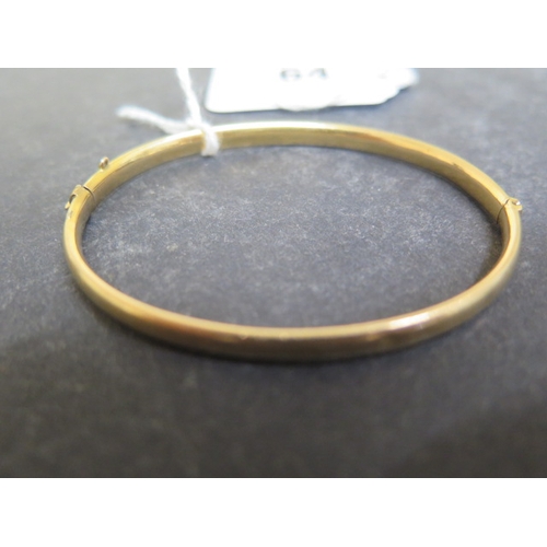 64 - A 15ct gold bracelet - approx weight 6.4 grams