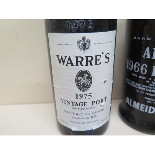 650 - Three bottles of Port to include Warre's Vintage Port 1975, one bottle of Calem 1981 and a bottle of... 