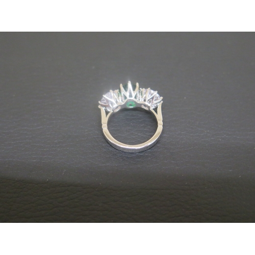 170 - A silver dress ring size N