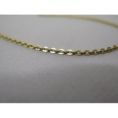 177 - An 18ct yellow gold (hallmarked) chain - approx 62cm - weight approx 8.4 grams