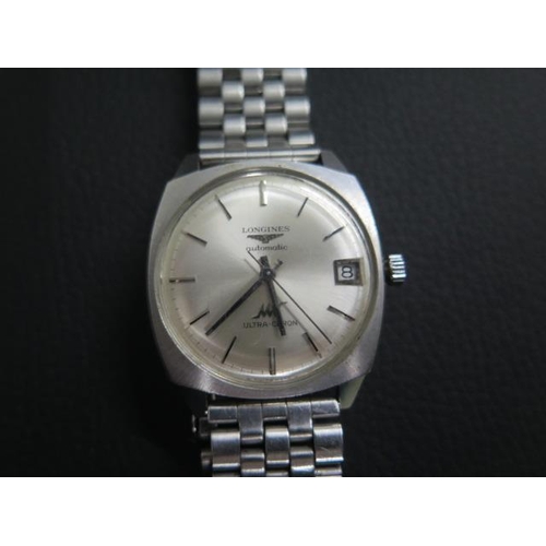 270 - A gents Longines Ultra-Chron Automatic steel cased wristwatch - good overall condition, working in t... 