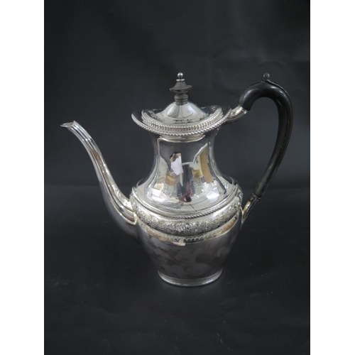 289 - A Victorian silver coffee pot, Henry Atkin, Sheffield 1894 - good overall condition with no dents or... 