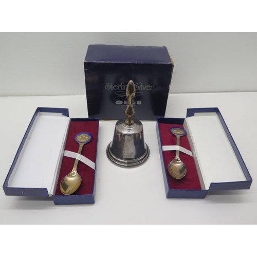 297A - A silver bell to commemorate the marriage of HRH Prince Charles & Lady Diana Spencer, Birmingham 198... 