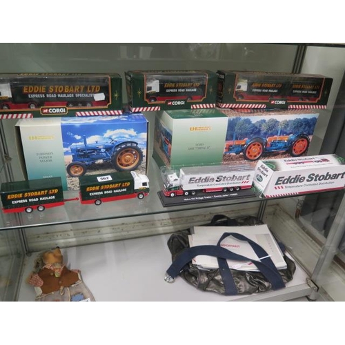 454 - Two Universal Hobbies models both boxed as new, a Fordson Power Major, a Ford Dac 'Triple D' and fou... 