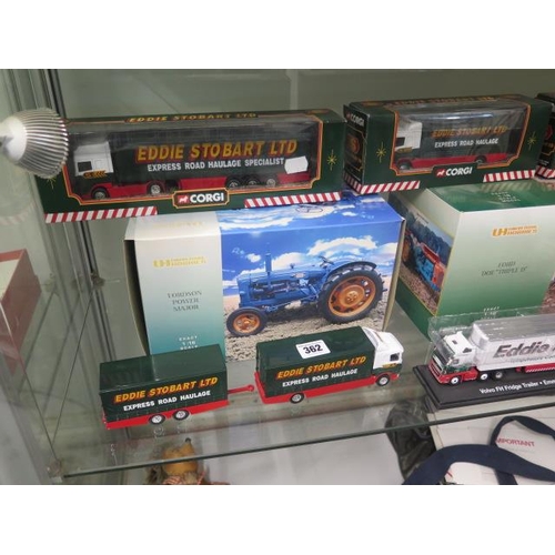 454 - Two Universal Hobbies models both boxed as new, a Fordson Power Major, a Ford Dac 'Triple D' and fou... 