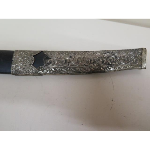 443 - A Russian Talwar and scabbard