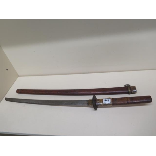 444 - A Japanese Katana and scabbard