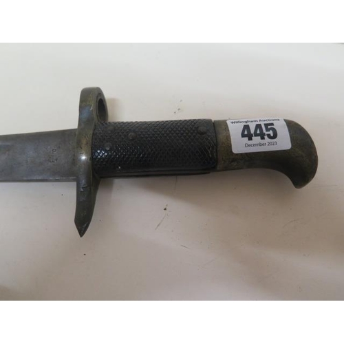 445 - A First World War Bayonet