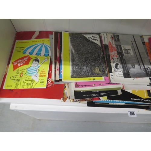 485 - Theatre programmes - see list in images for full list