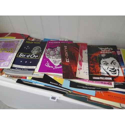 485 - Theatre programmes - see list in images for full list