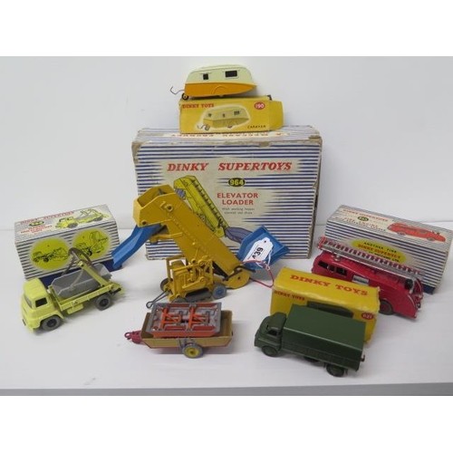 Dinky Toys - Dinky 855 Marrel multi-bucket unit, Dinky 955 fire engine ...