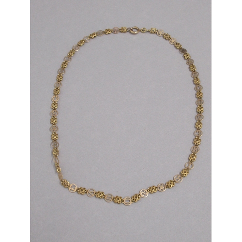 179 - An 18ct yellow gold (hallmarked) chain - 51cm - approx weight 14.5 grams