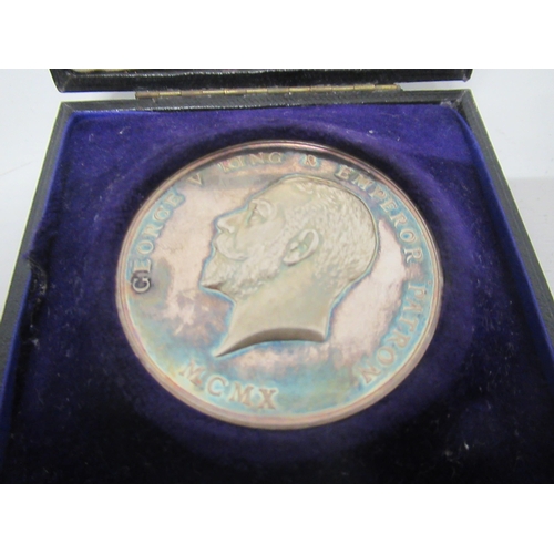 321 - Royal Society of Arts, Manufacturers and Commerce 1910 - a silver medal awarded to George Hanse Jack... 