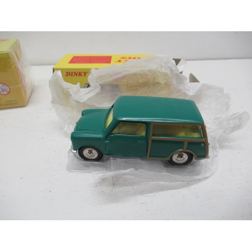 456 - Three 'Atlas' Dinky toy cars - Dinky 482, Bedford 10 cwt van, boxed and wrapped, excellent condition... 