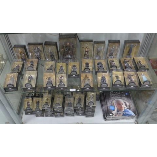 460 - A collection of Game of Throne figures HBO Official, by Eaglemoss Ltd - 61 figures with associated m... 