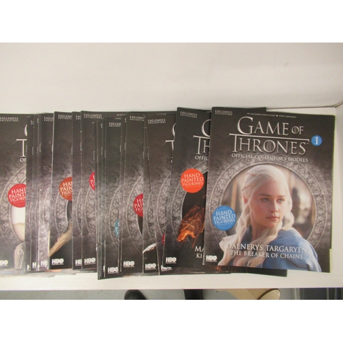 460 - A collection of Game of Throne figures HBO Official, by Eaglemoss Ltd - 61 figures with associated m... 