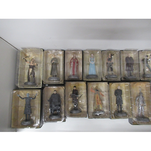 460 - A collection of Game of Throne figures HBO Official, by Eaglemoss Ltd - 61 figures with associated m... 