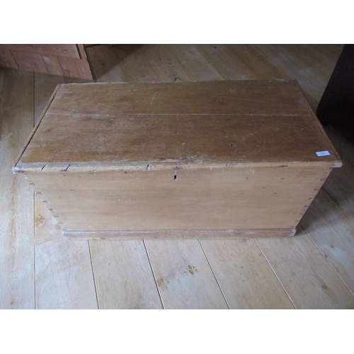 524 - A 19th century pine toy box - Width 94cm