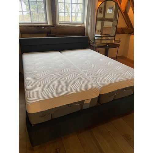 588 - A Tempur cloud super king size bed 180cm wide ,fully adjustable include massage function , purchased... 