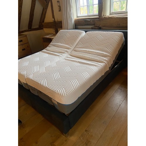 588 - A Tempur cloud super king size bed 180cm wide ,fully adjustable include massage function , purchased... 