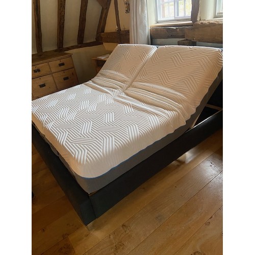 588 - A Tempur cloud super king size bed 180cm wide ,fully adjustable include massage function , purchased... 