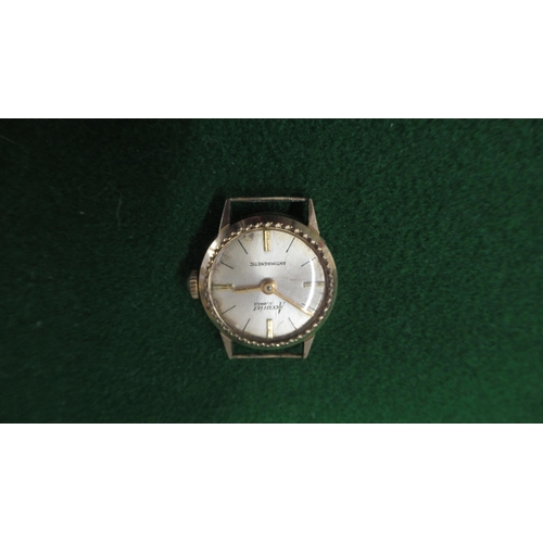 268 - A ladies 9ct cased Accurist Automatic watch - 2cm - 6.4 grams