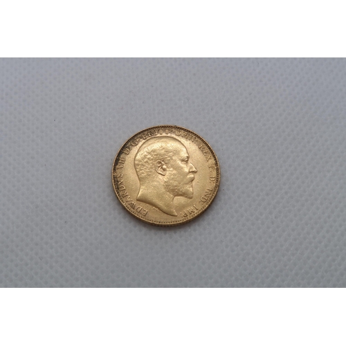 331 - A 1908 gold sovereign