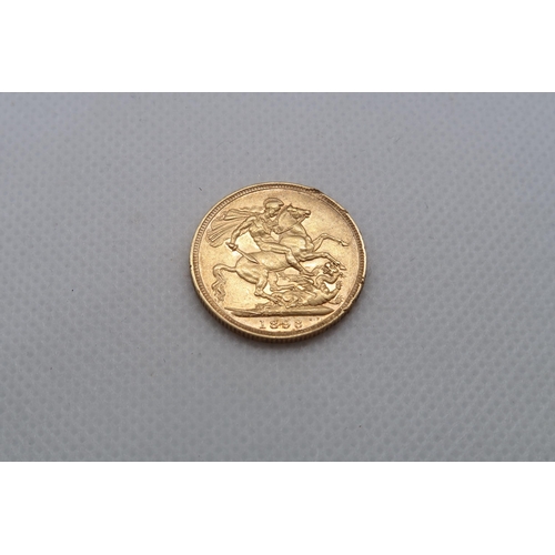 333 - An 1893 gold sovereign