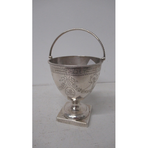 300 - A George III silver basket - Robert Hennell I, London 1780 - good overall condition - approx 10cm ex... 