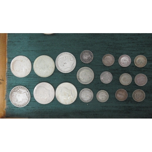 347 - Silver coins including East India Company 1840 one Rupee - weight approx 1.8 troy oz - together with... 