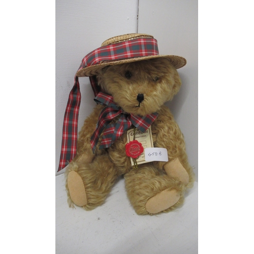 458B - A Teddy-Herman Ltd Edition bear no 154 of 500