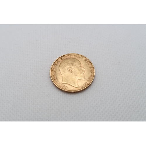 349 - A 1910 gold sovereign