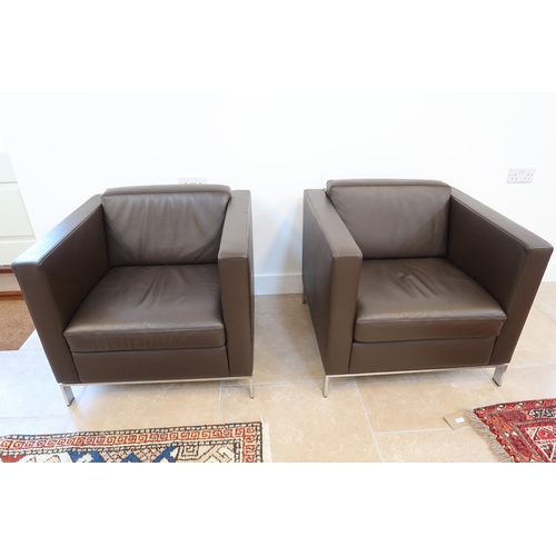 561 - A pair of Walter Knoll Norman Foster armchairs