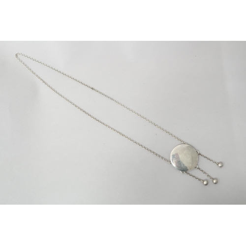 105 - A Danish silver necklace - Niels Erik From