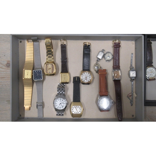 273 - A large quantity of mixed watches including Seiko, Gucci and Citizen