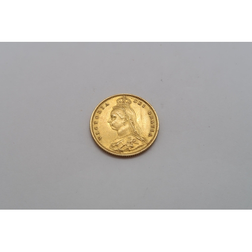 324 - An 1887 gold half sovereign