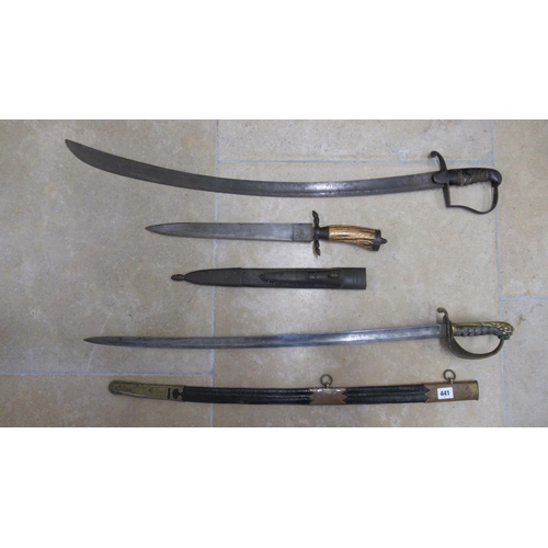 441 - Two swords and a bayonet