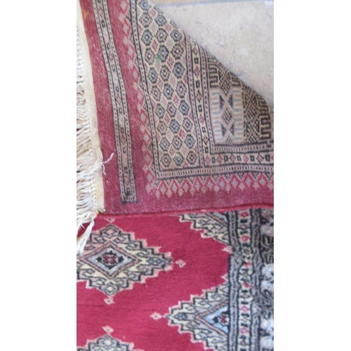 487 - An Eastern hand knotted runner/rug - 280cm x 80cm