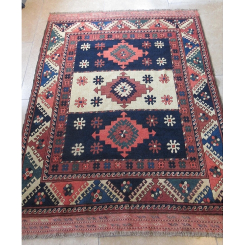 488 - An Eastern hand knotted rug - 185cm x 135cm