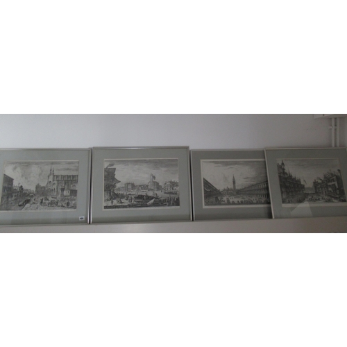 494 - Four antique prints of Venice